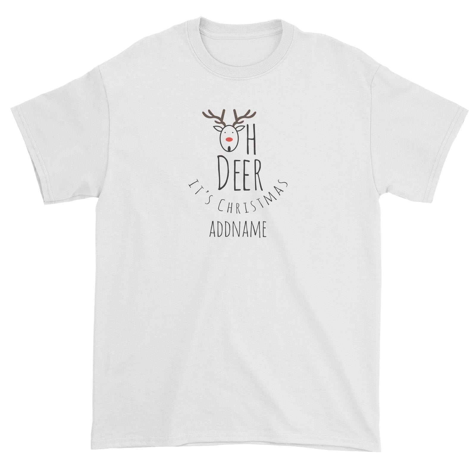 Christmas Series Oh Deer It's Christmas Unisex T-Shirt