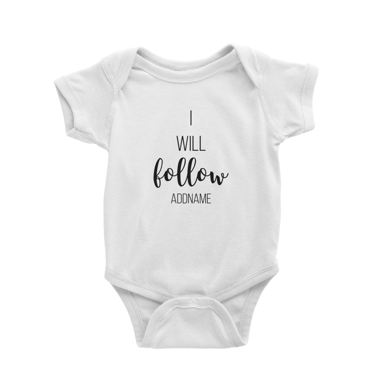I Will Follow Baby Romper