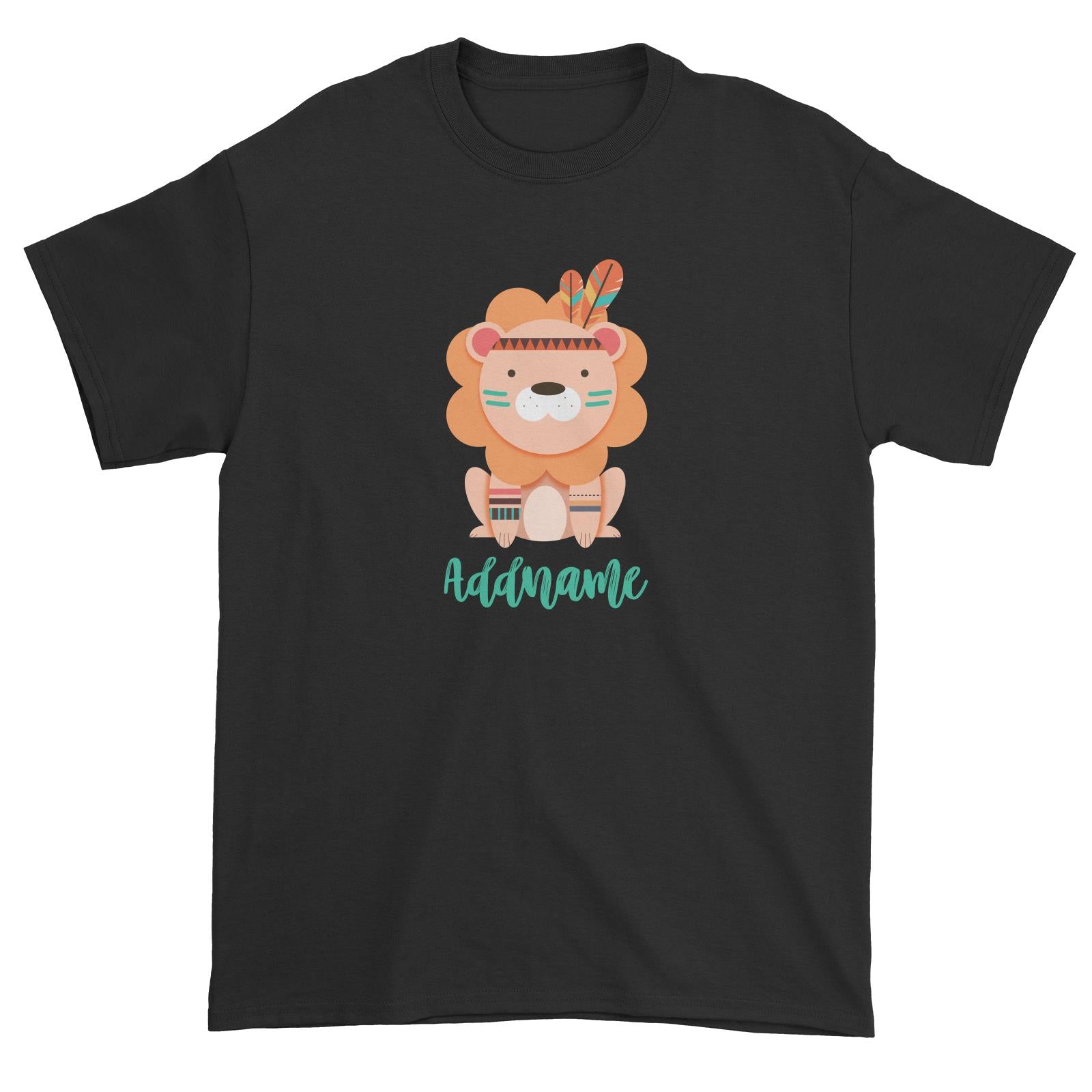 Animal Tribal Lion Addname Unisex T-Shirt