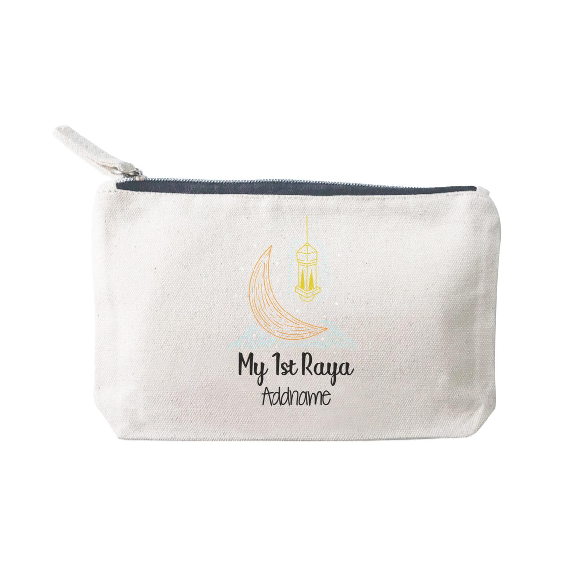 Raya Doodle Moon And Lantern My 1st Raya Addname Mini Accessories Stationery Pouch 2