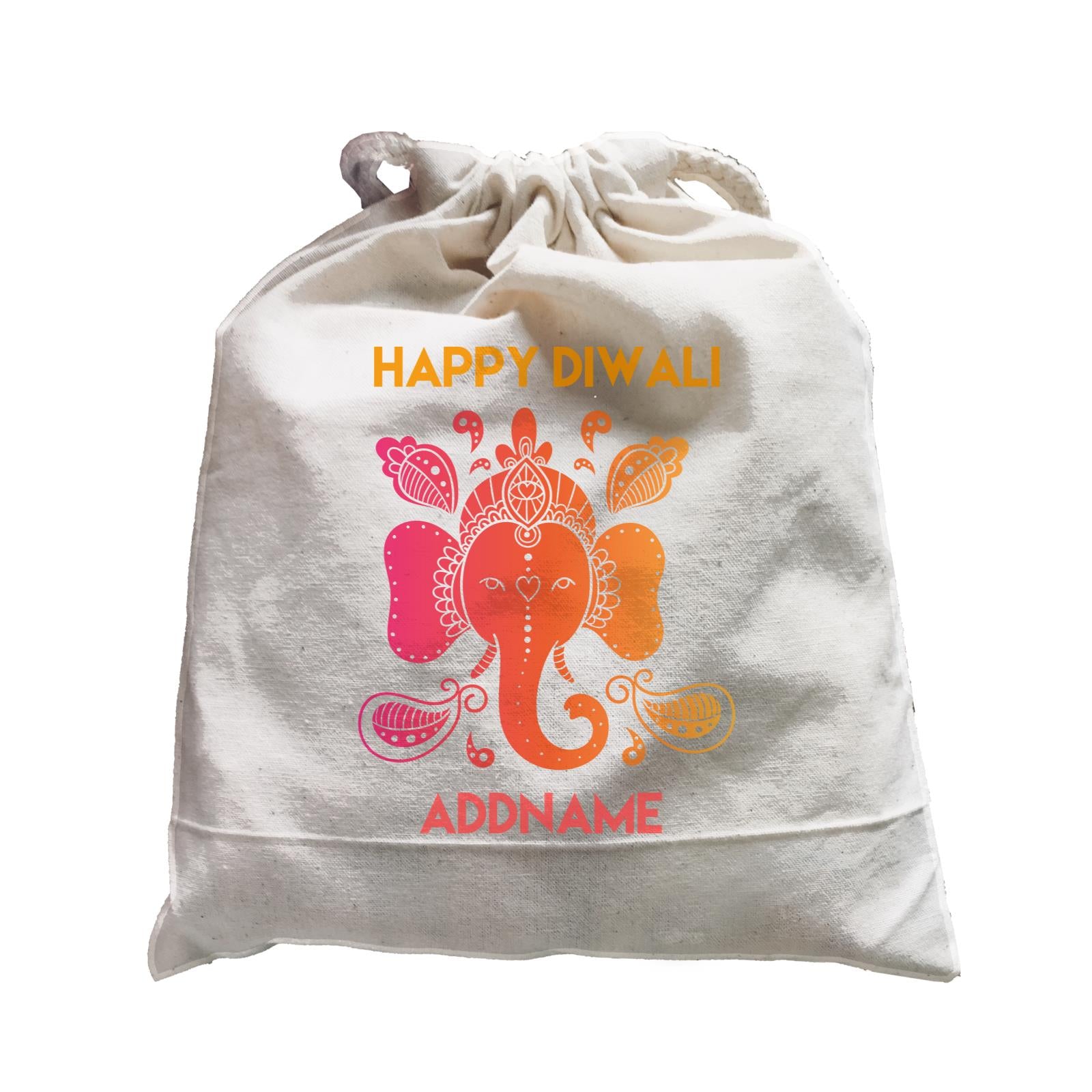 Deepavali Happy Diwali Ganesha Personalisable Satchel