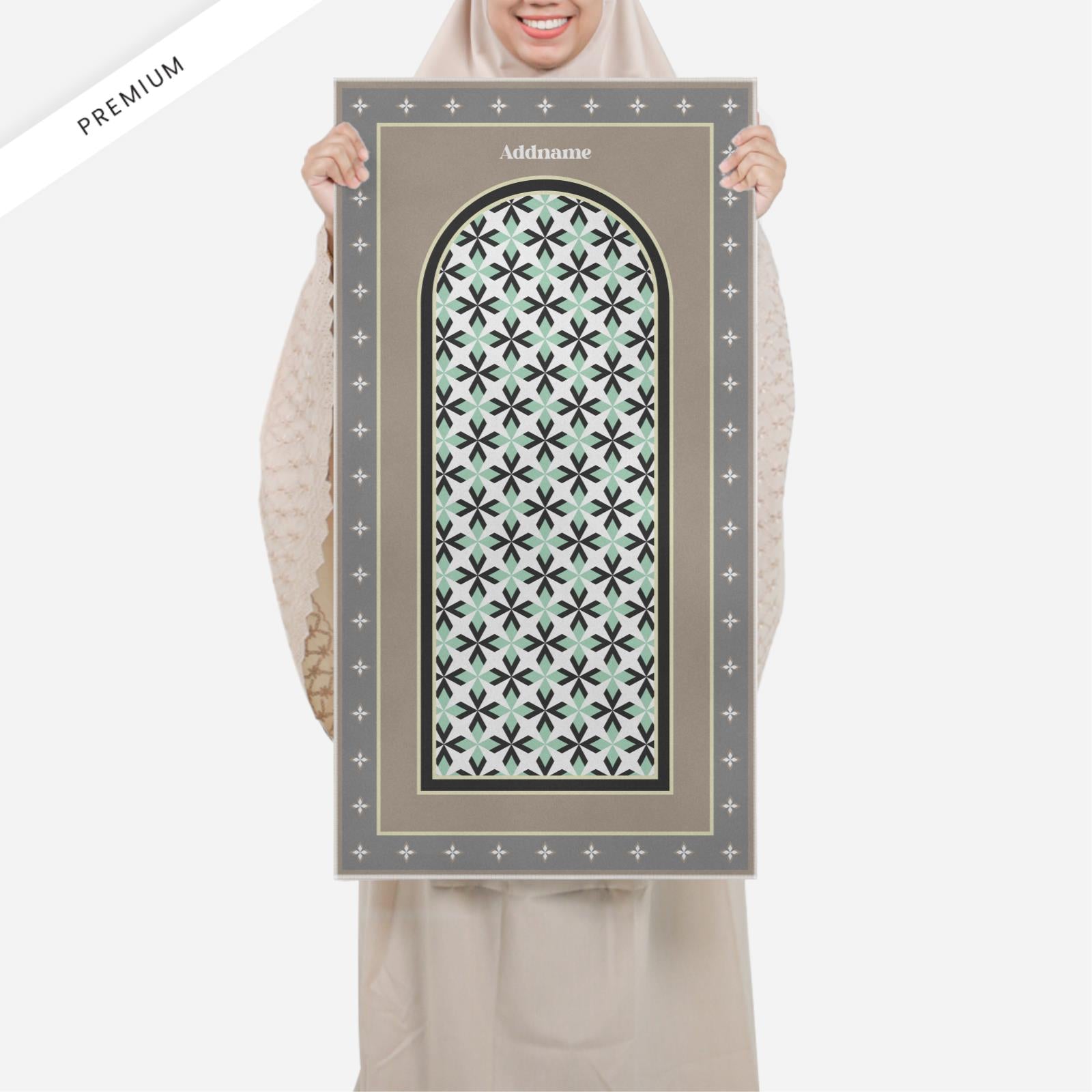 Ixora Series Premium Sejadah - Black