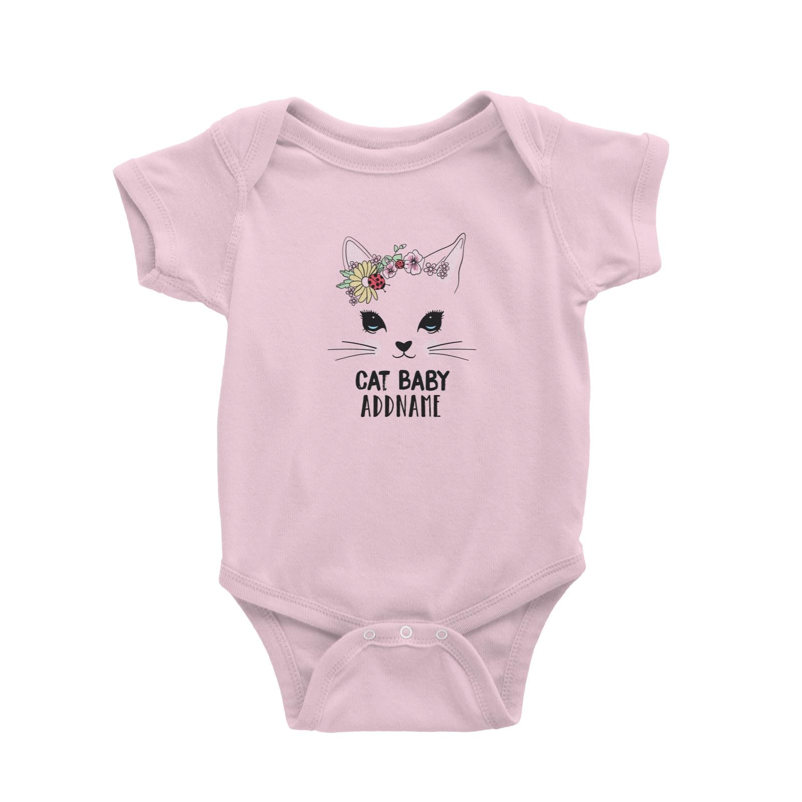 Cool Vibrant Series Cat Baby Addname Baby Romper