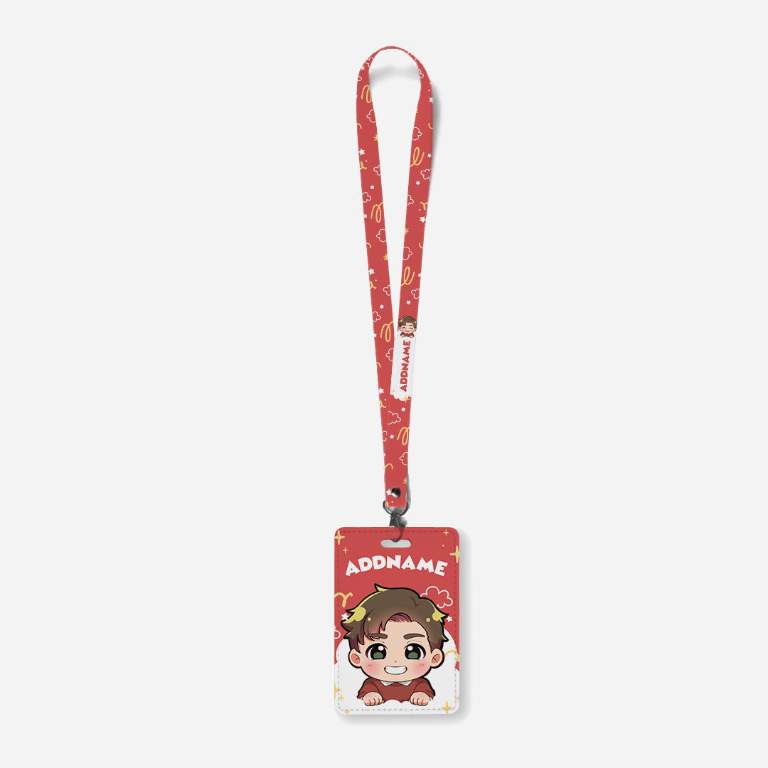 Chibi Me Series Lanyard Cardholder - Chinese Male