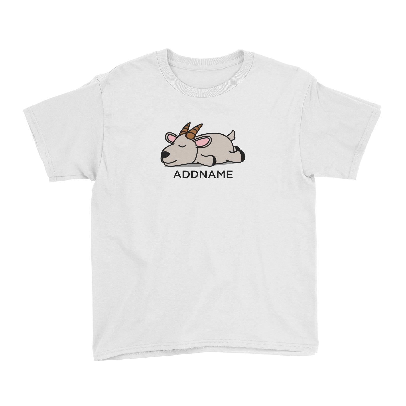 Lazy Goat Addname Kid's T-Shirt