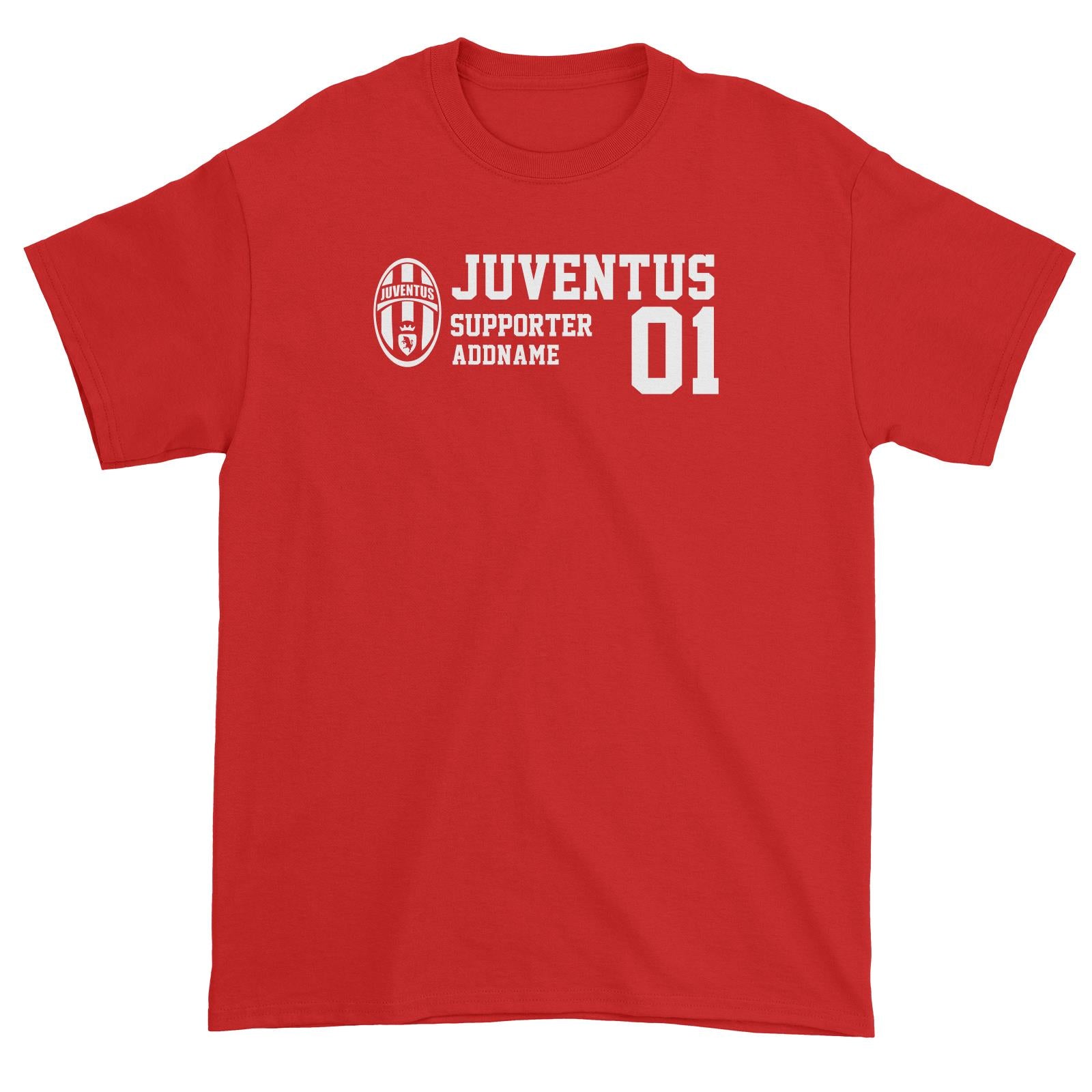 Juventus Football Supporter Addname Unisex T-Shirt