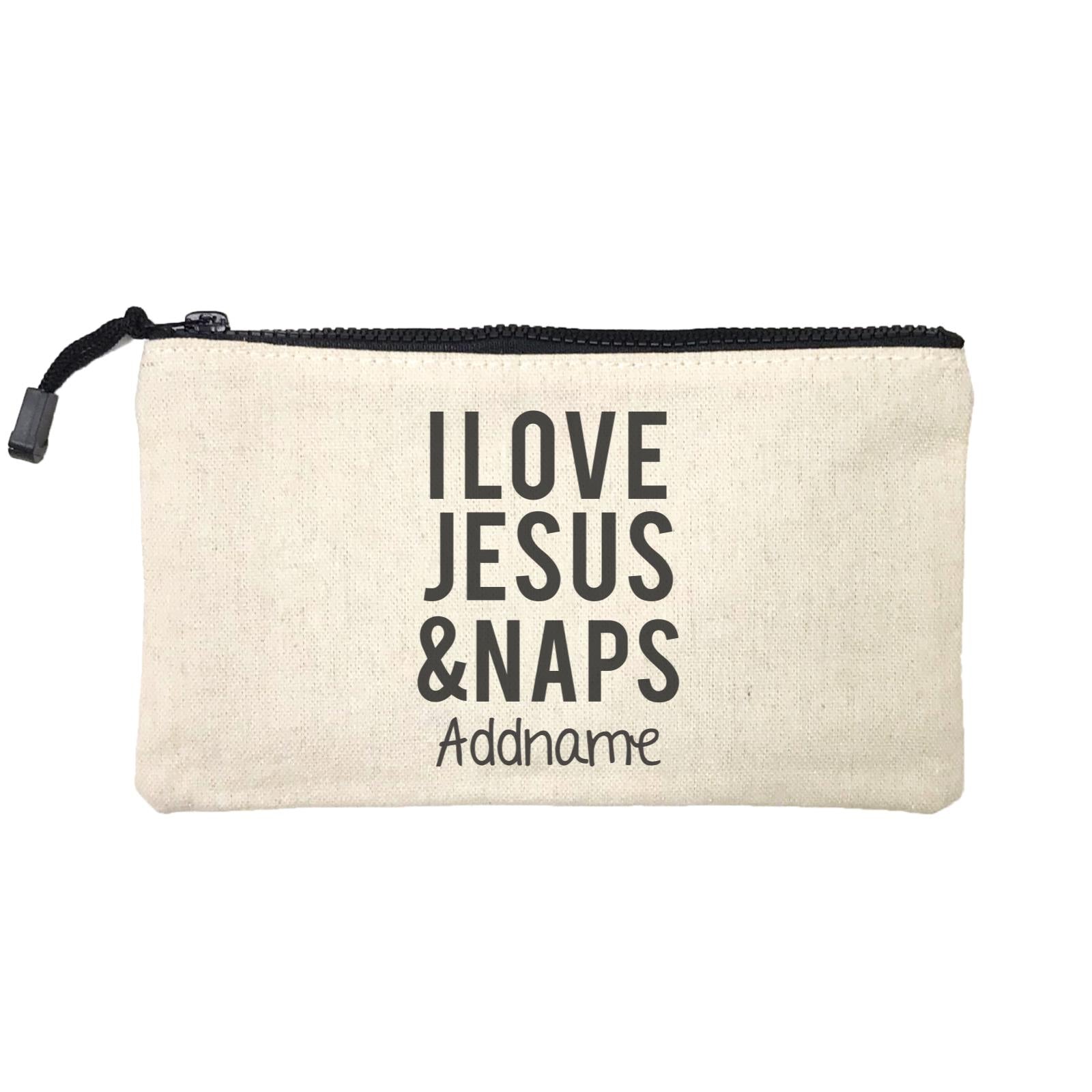 Christian Baby I Love Jesus & Naps Addname Mini Accessories Stationery Pouch