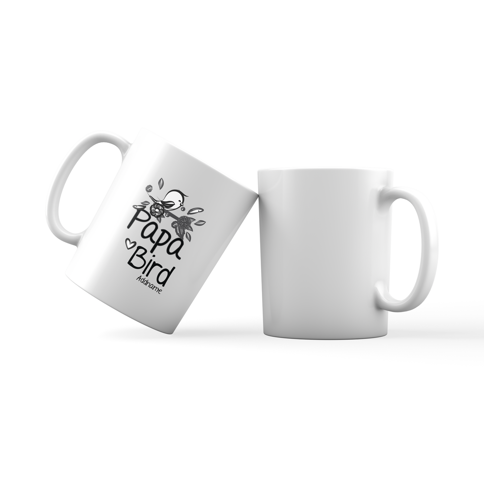 Papa Bird Addname Mug