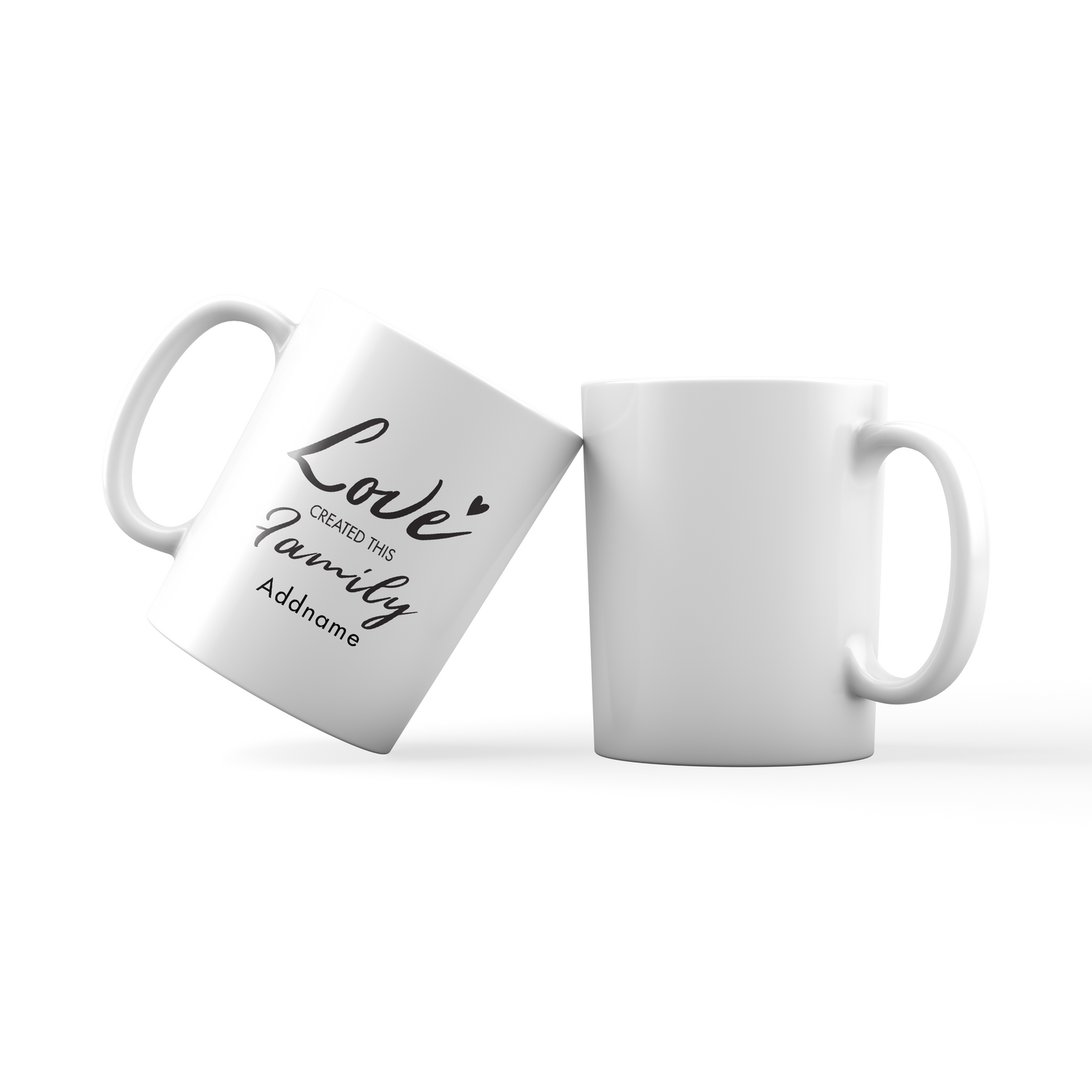 Love Created This Family Addname Mug
