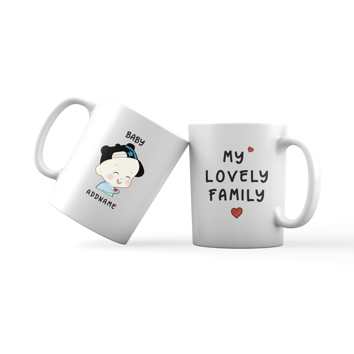 My Lovely Family Baby Boy Addname Mug