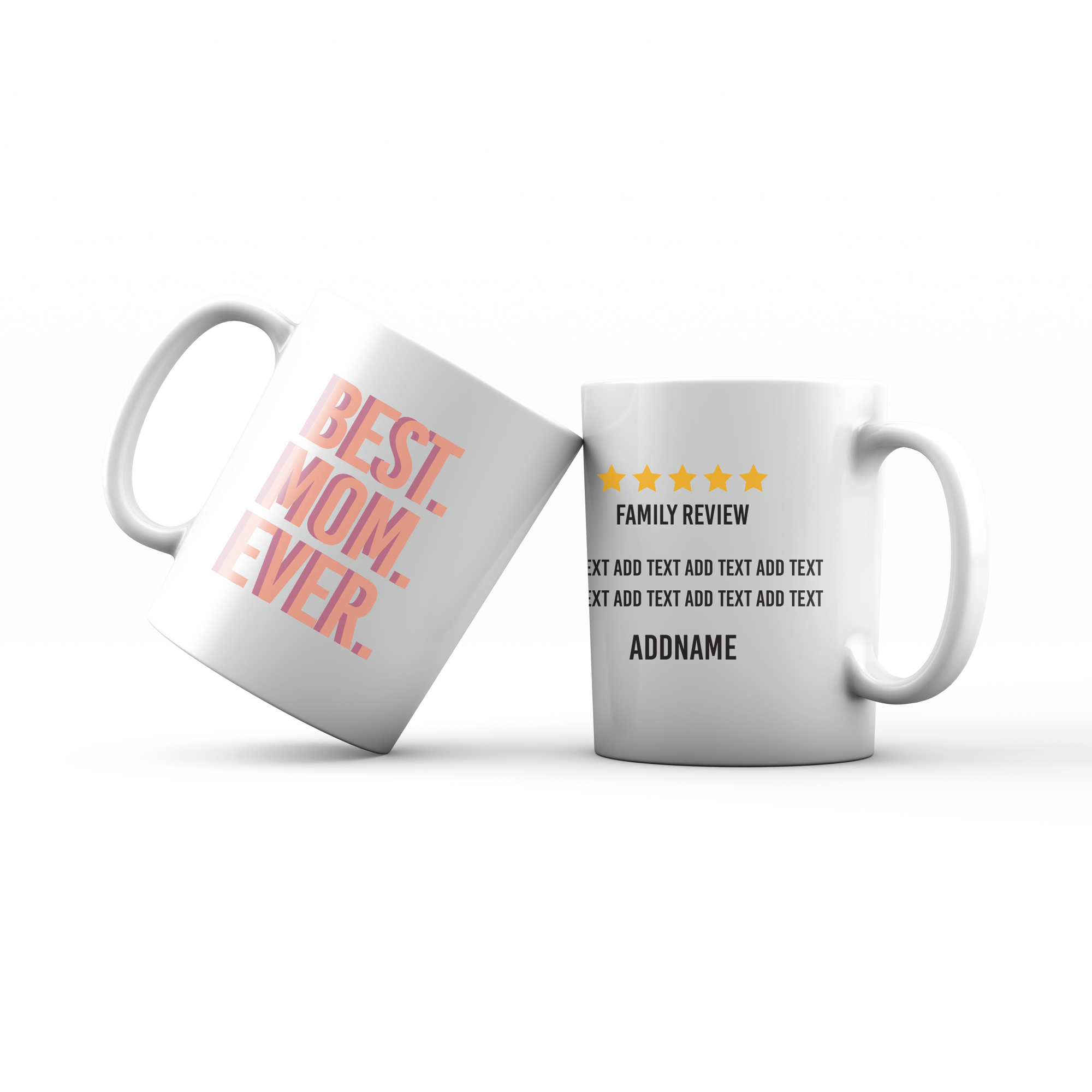 Awesome Mom 1 Best Mom Ever Family Review Add Text And Addname Mug