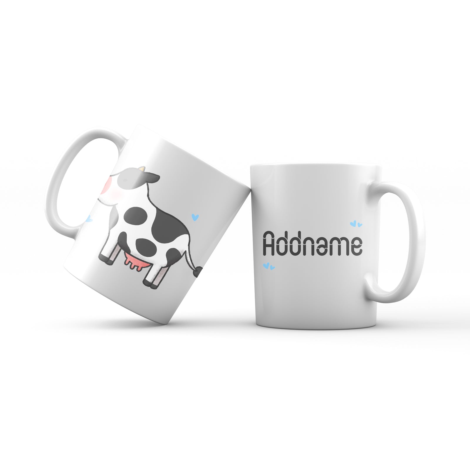 Cute drawn Animals Farm Cow Addname Mug