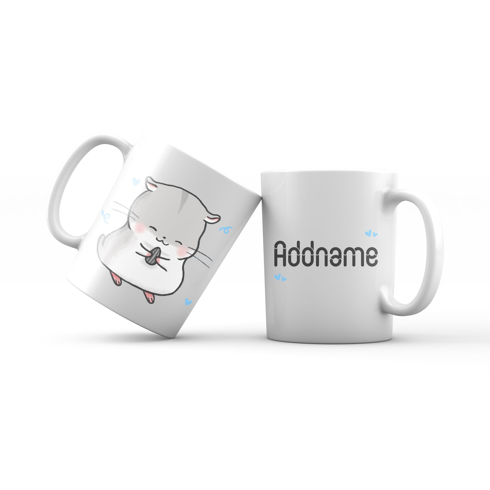 Cute drawn Animals Farm Hamster Addname Mug