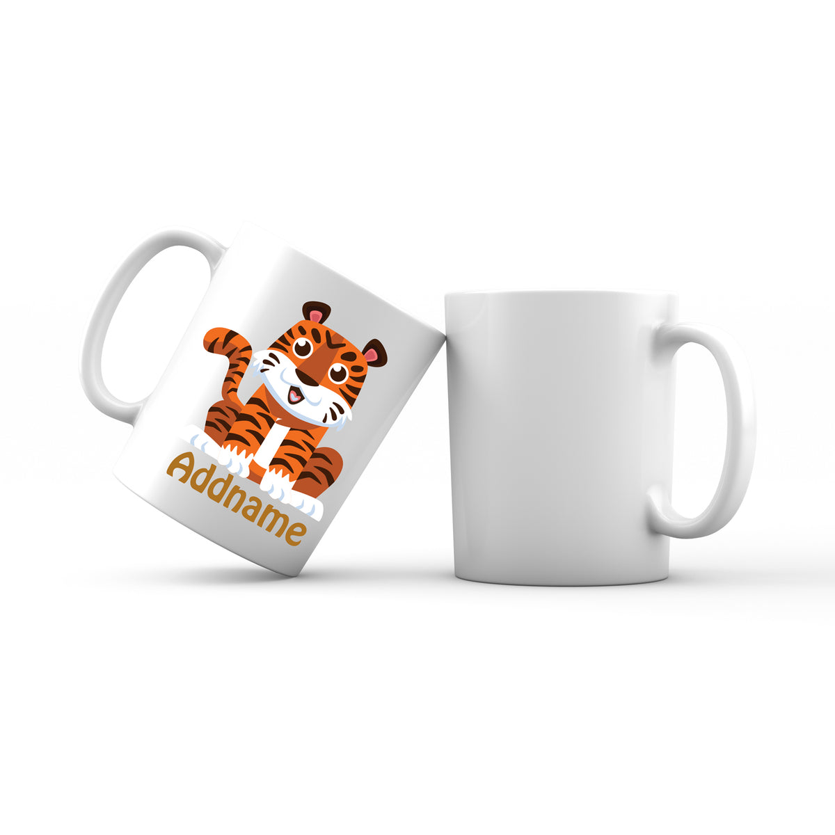 Animal Safari Jungle Tiger Addname Mug