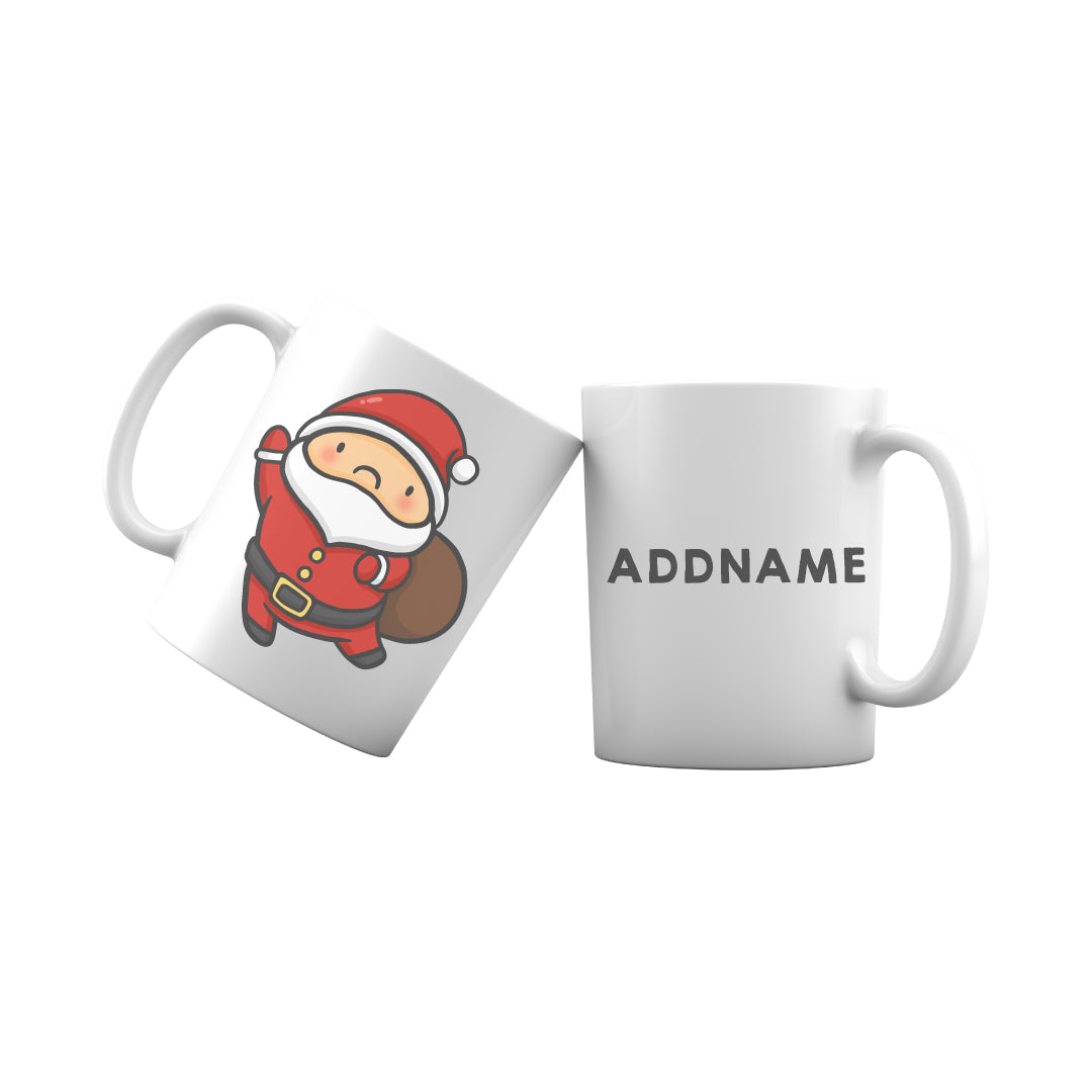 Xmas Cute Santa Claus Addname Mug