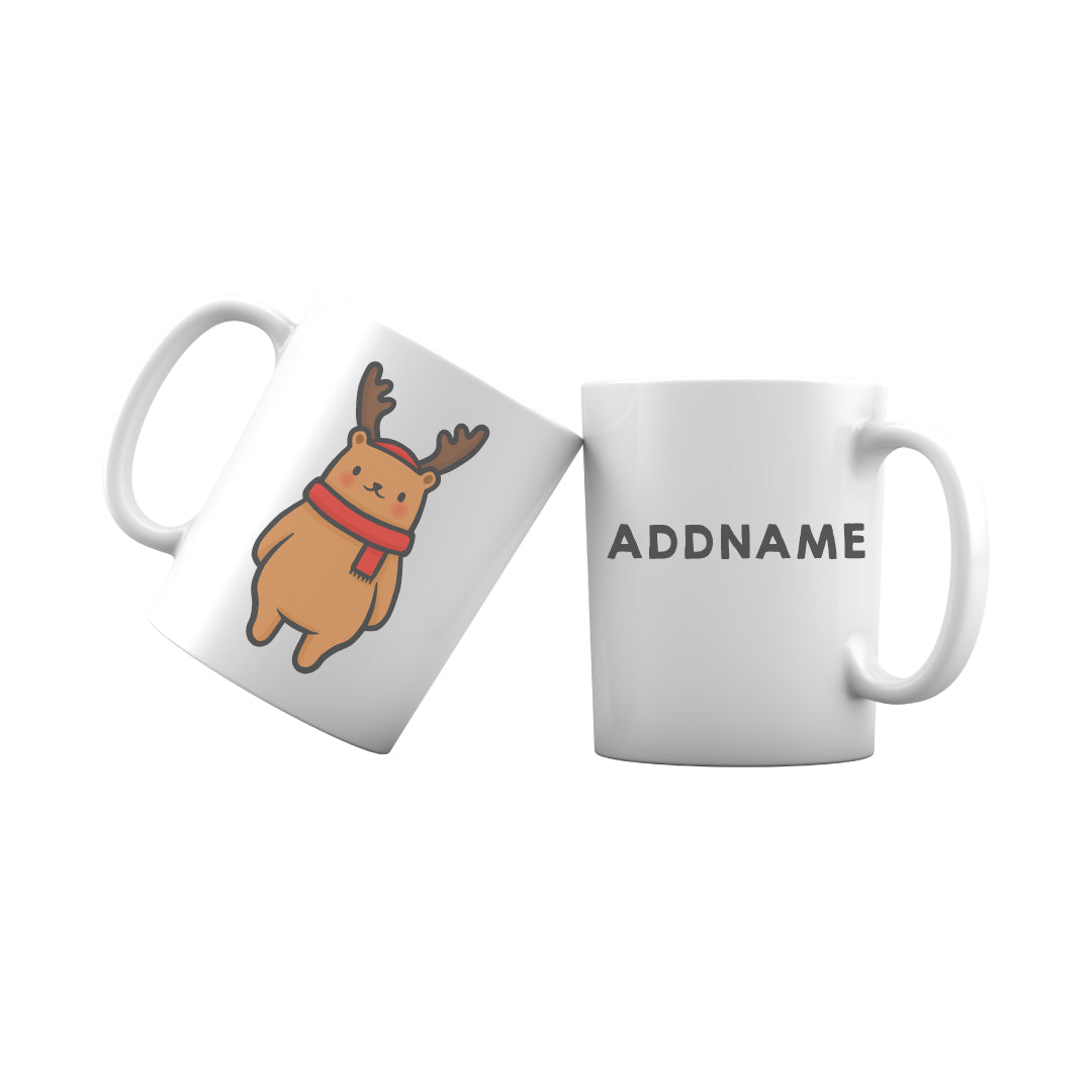 Xmas Cute Bear Addname Mug