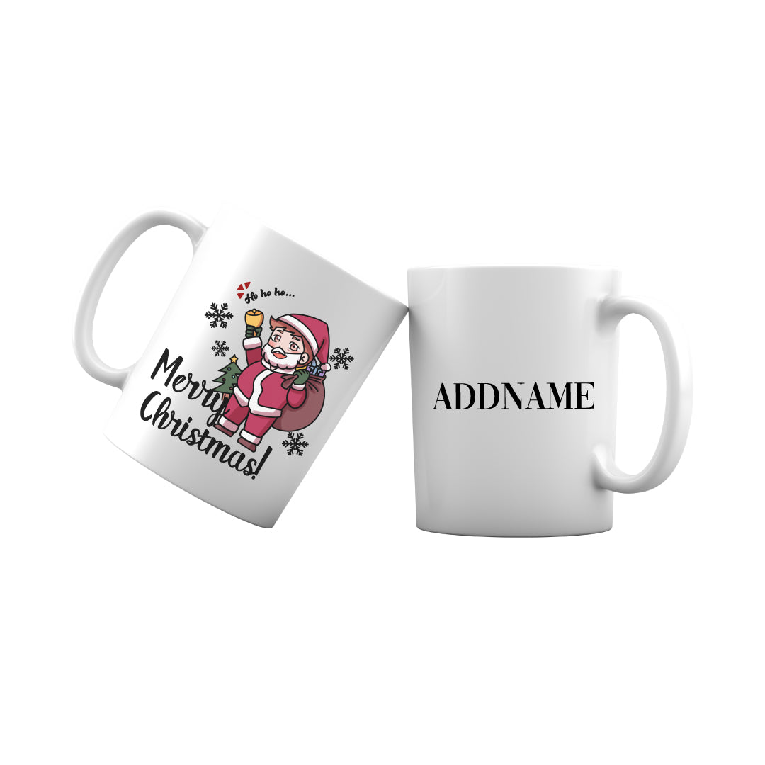 Xmas Christmas Chibi Family Santa Papa Wishes Merry Christmas Mug