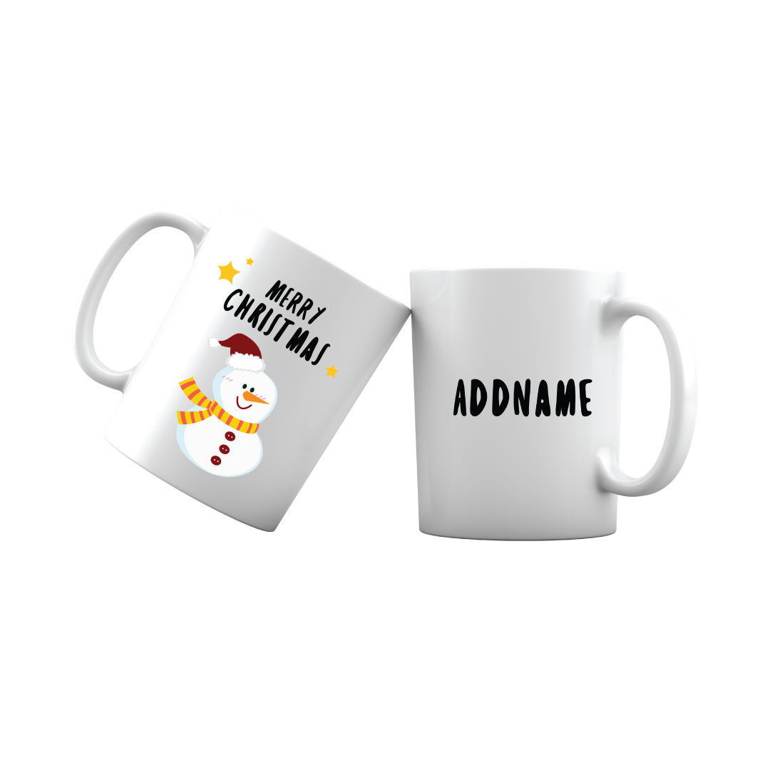 Xmas Cute Snowman Merry Christmas Mug