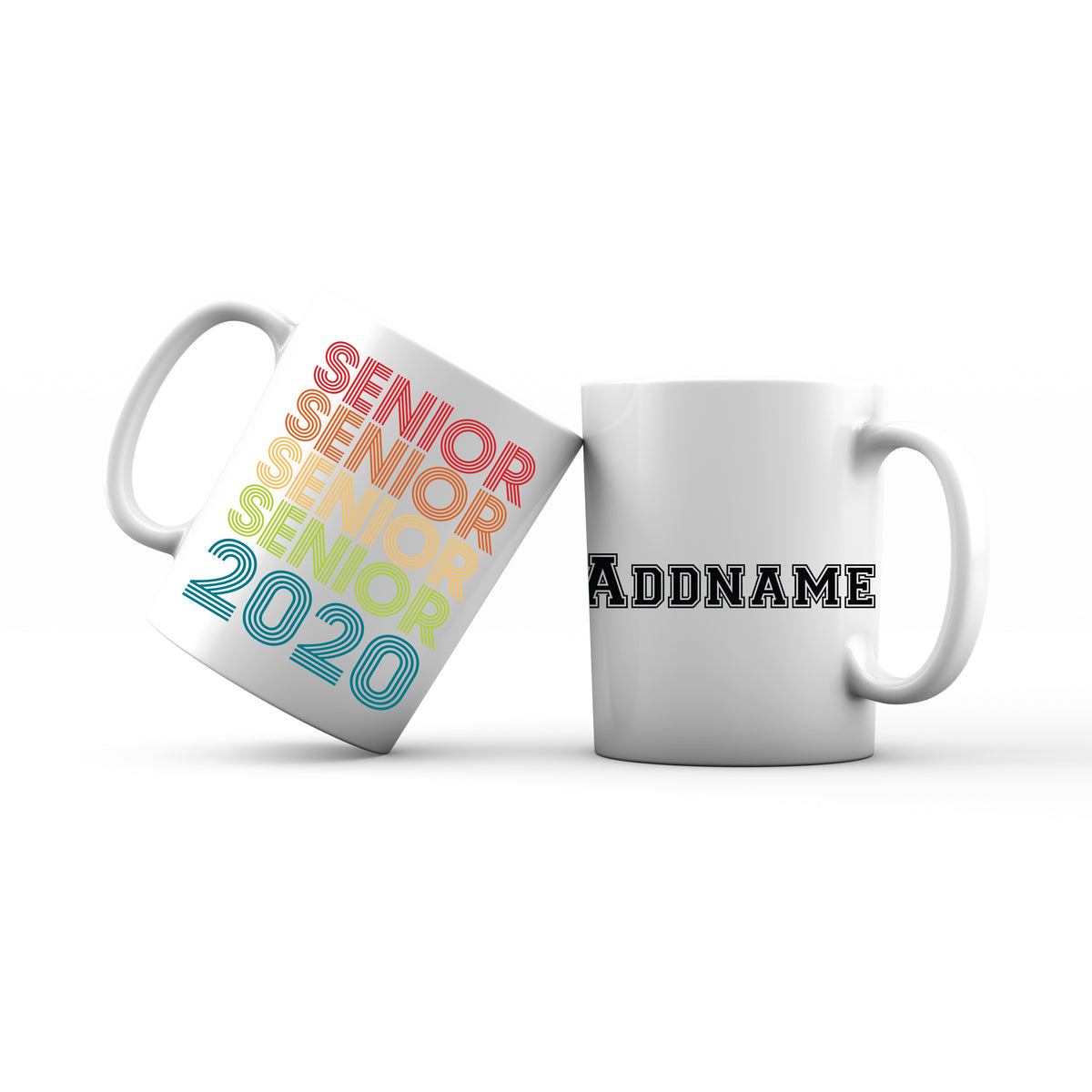Graduation Series Senior in Rainbow Colors Mug