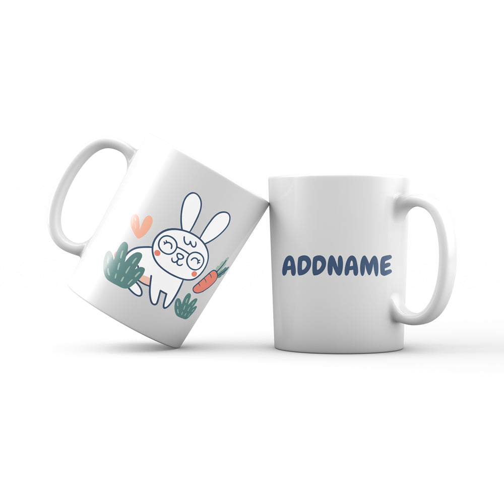 Super Cute Rabbit With Glasses Mug