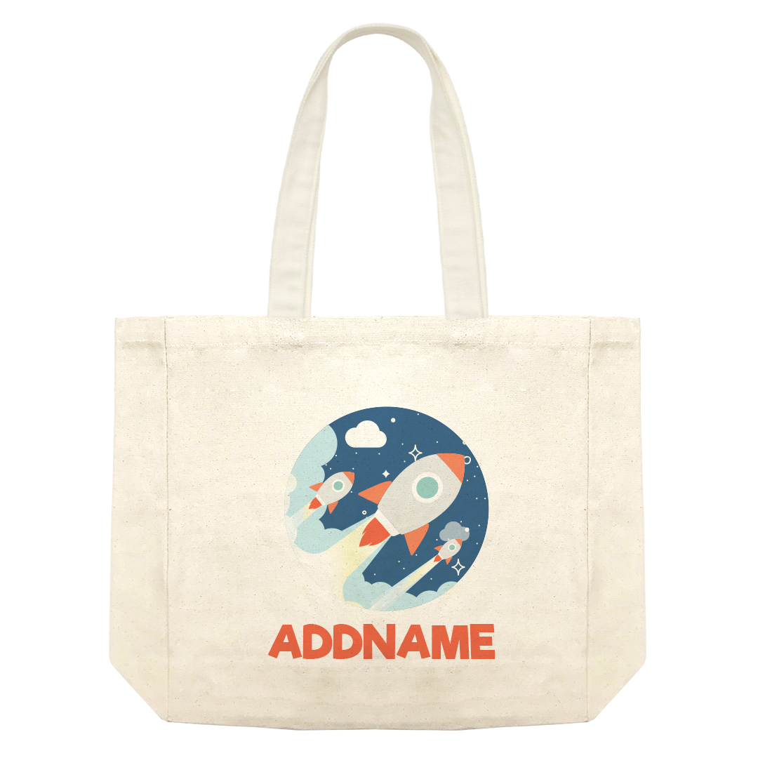 Spaceship Shopping Bag