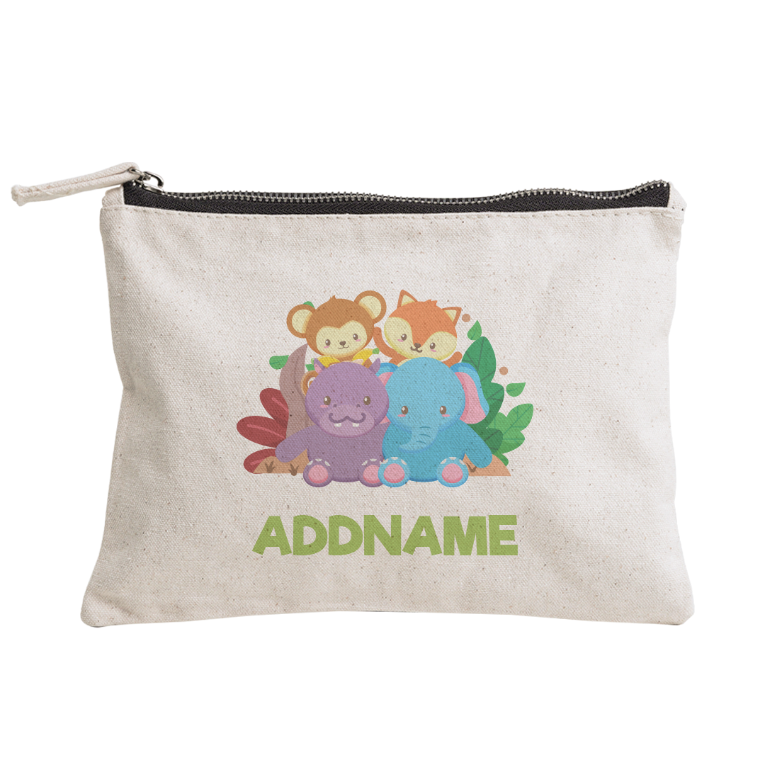 Safari Animal  Zipper Pouch