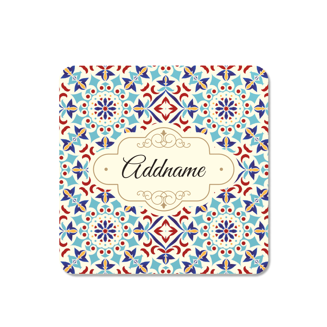 Moroccan Series - Arabesque Agean Blue Coaster