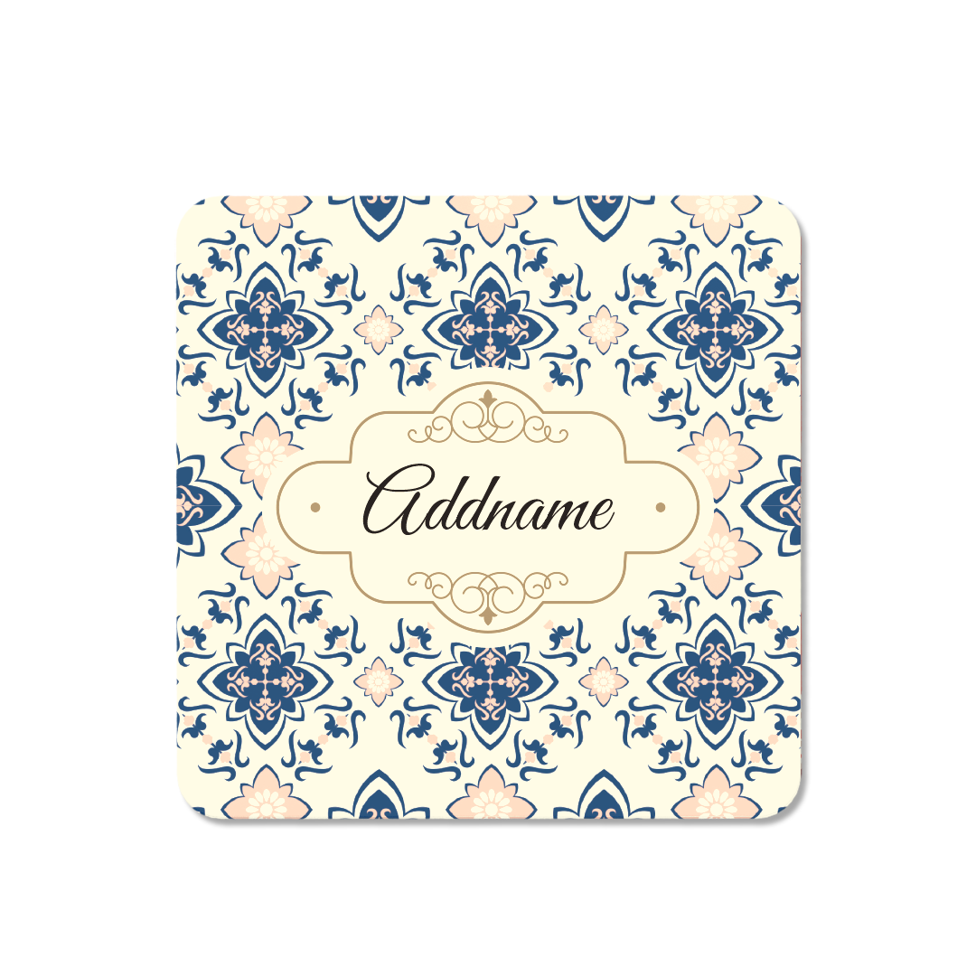 Blush Blue Mosaic Coaster