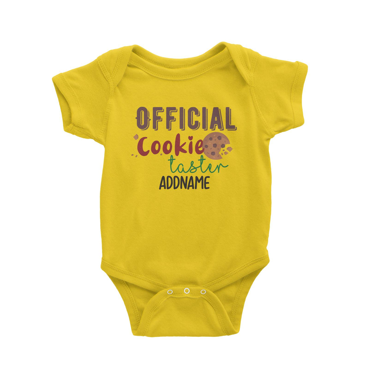 Xmas Official Cookie Taster Baby Romper