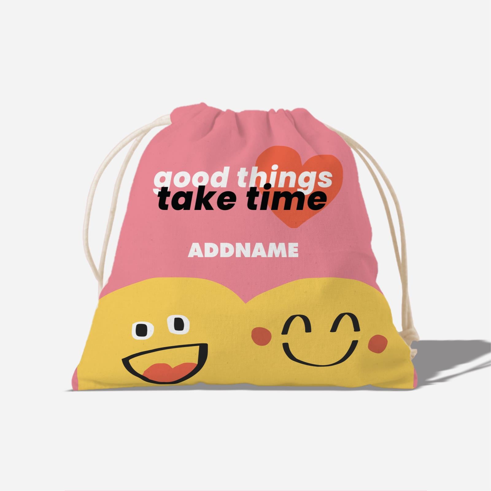 Be Confident Series Satchel - Stay Positive - Good Things Take Time