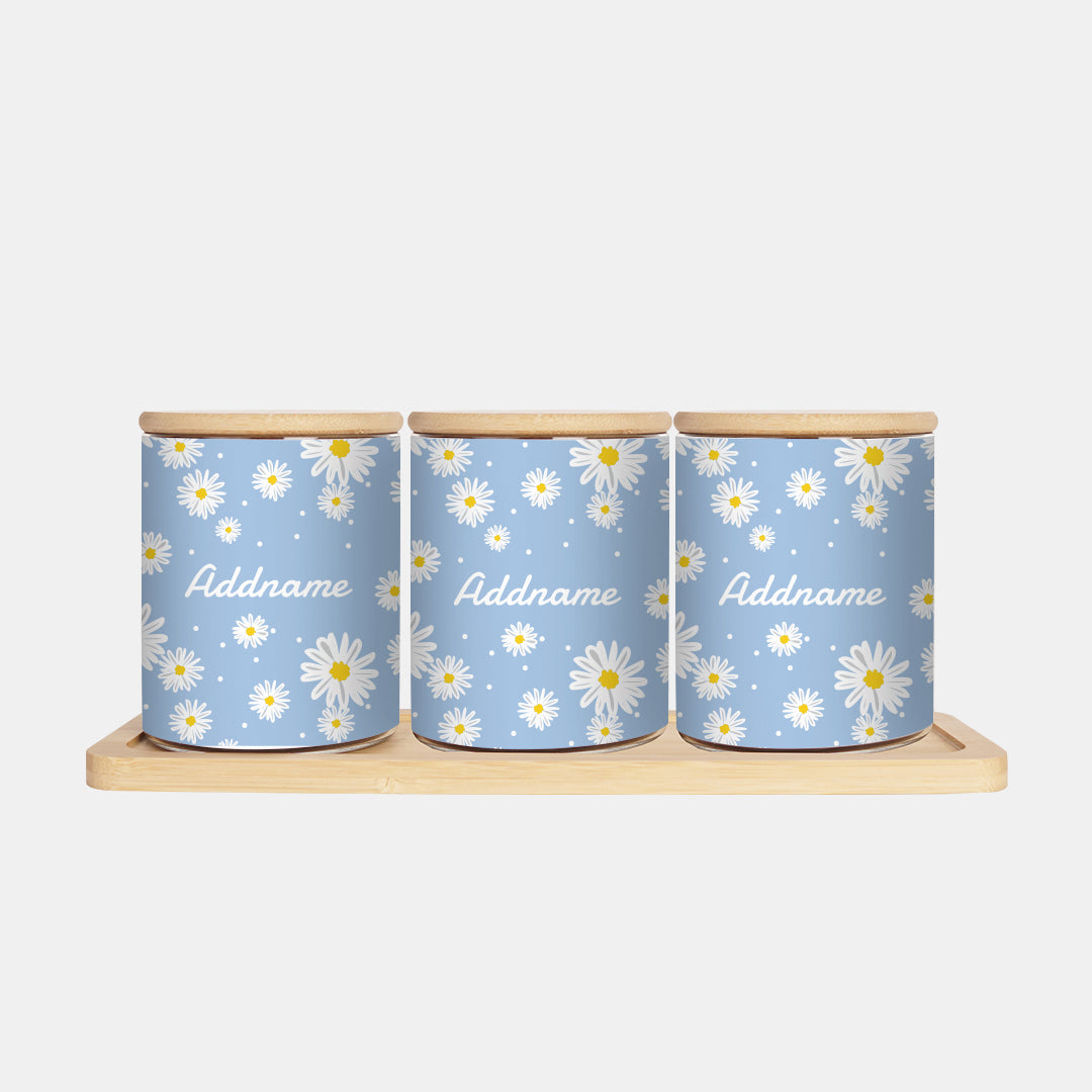 Daisy Series Canister - Frost