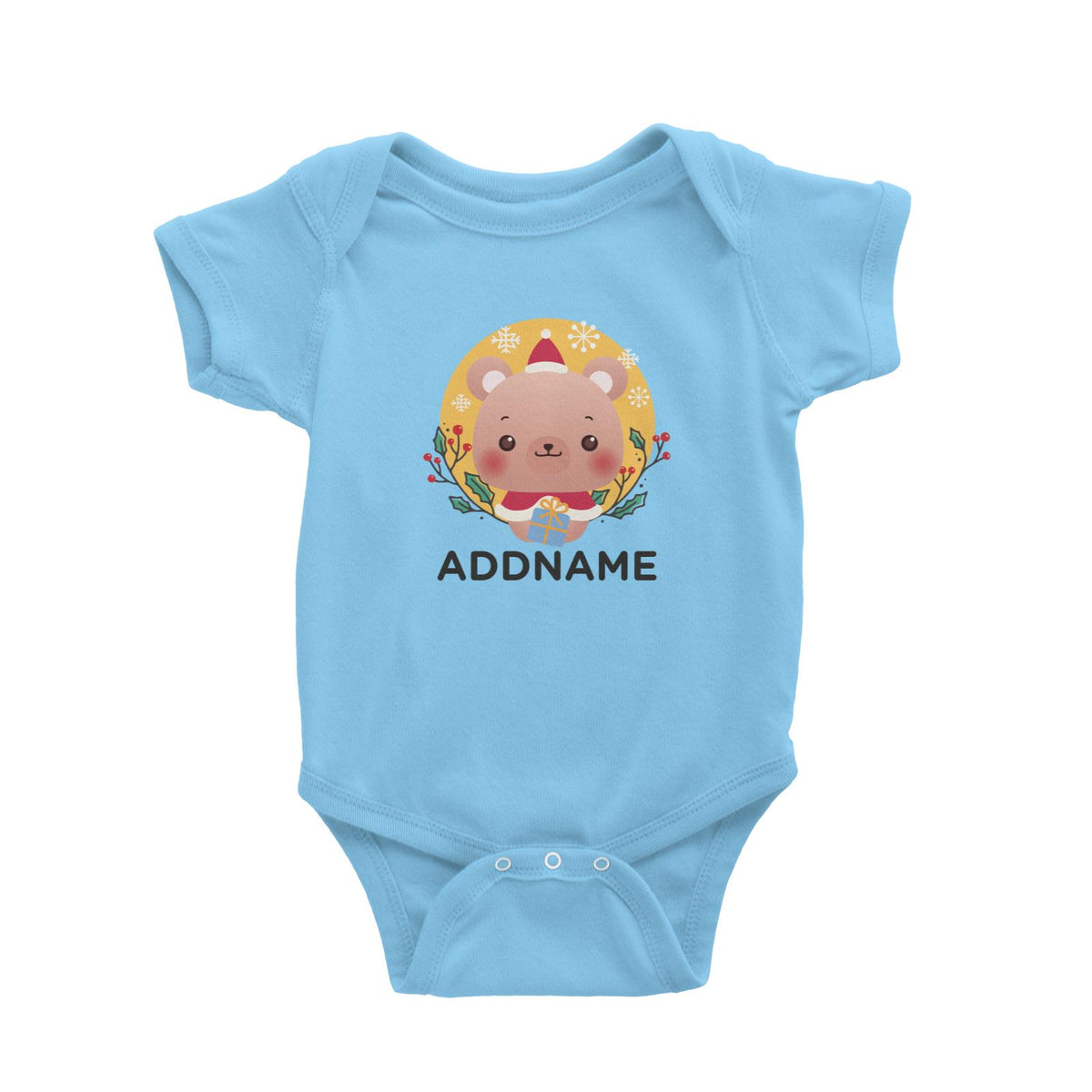 Christmas Cute Animal Series Cute Bear Baby Romper