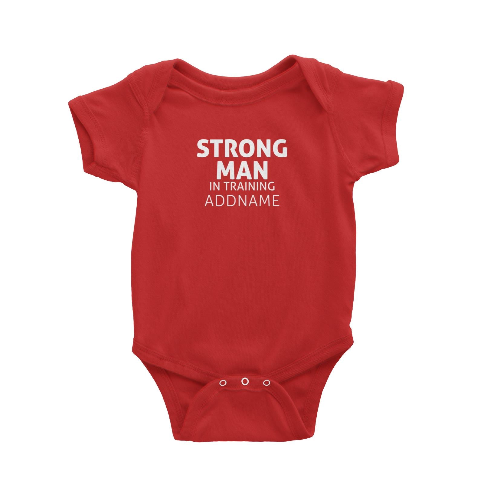 Strong Man In Training Baby Romper