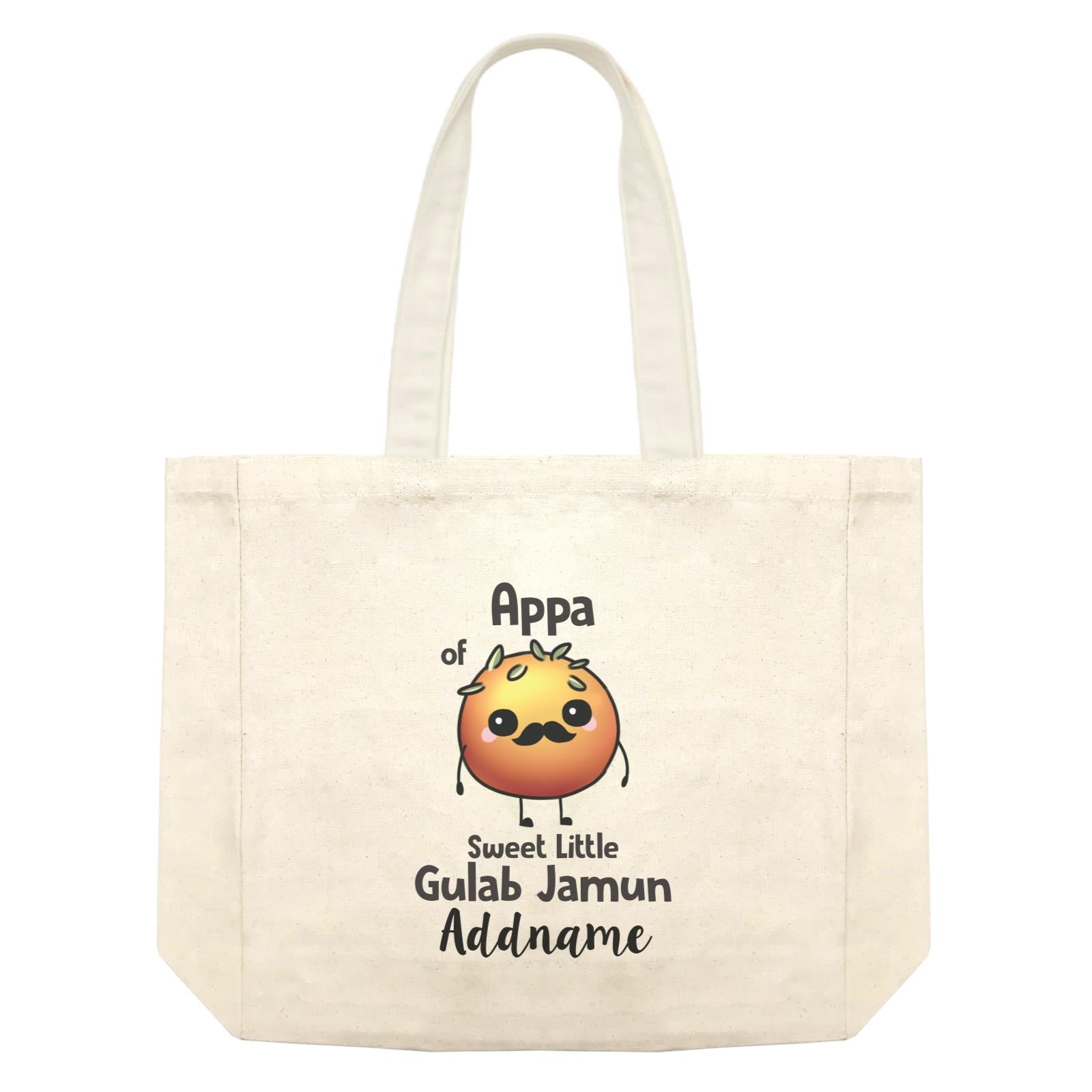 Deepavali Cute Appa Gulab Jamun Addname Shopping Bag