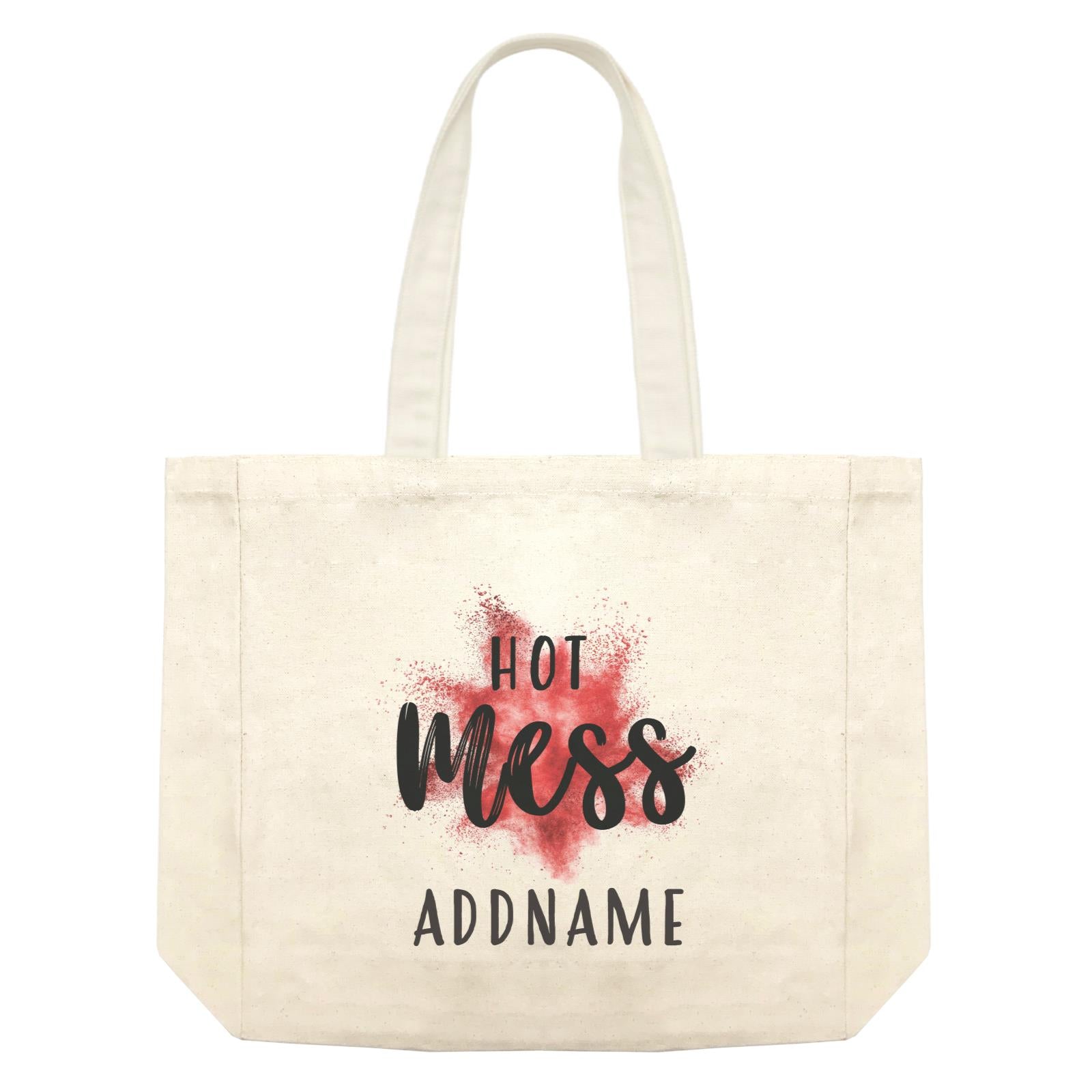 Make Up Quotes Hot Mess Addname Shopping Bag