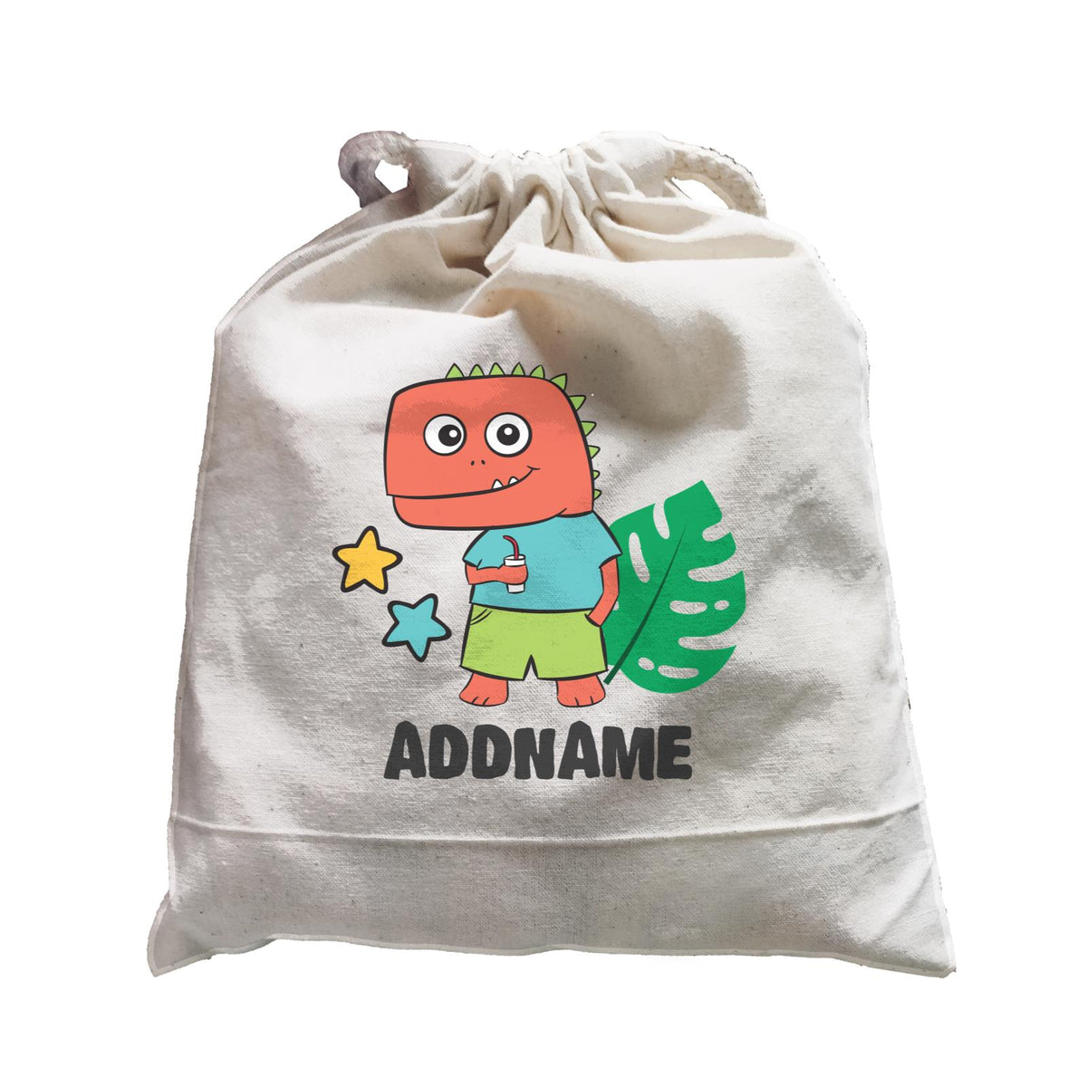 Super Cute Dinosaur Holding Drink Satchel