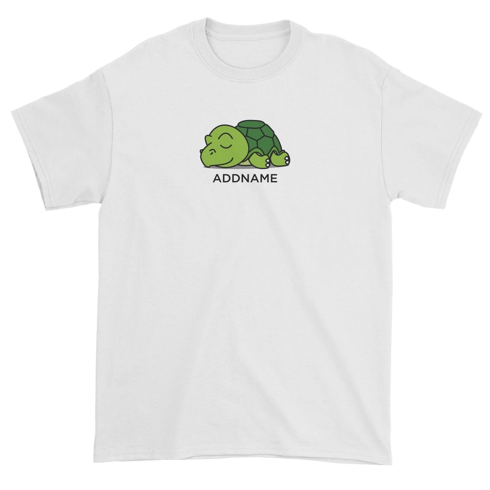 Lazy Tortoise Addname Unisex T-Shirt