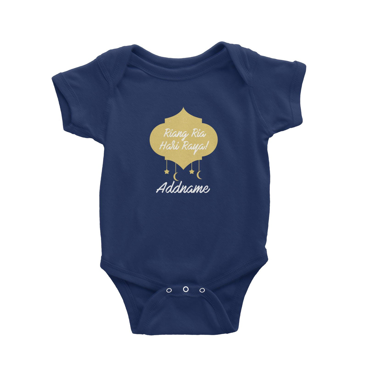 Riang Raya Hari Raya Raya Logo Baby Romper
