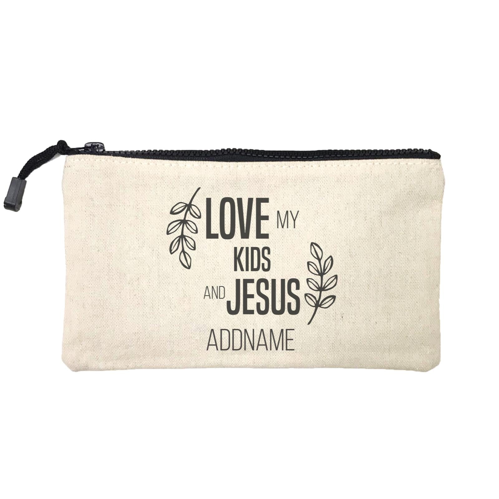 Christian Series Love My Kids And Jesus Addname Mini Accessories Stationery Pouch