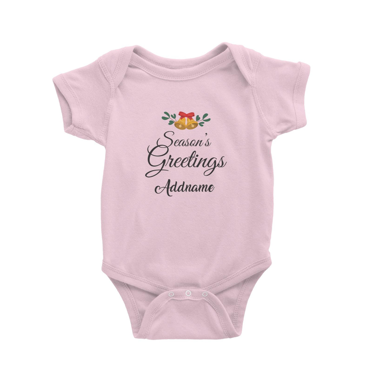 Christmas Series Season Greetings Baby Romper