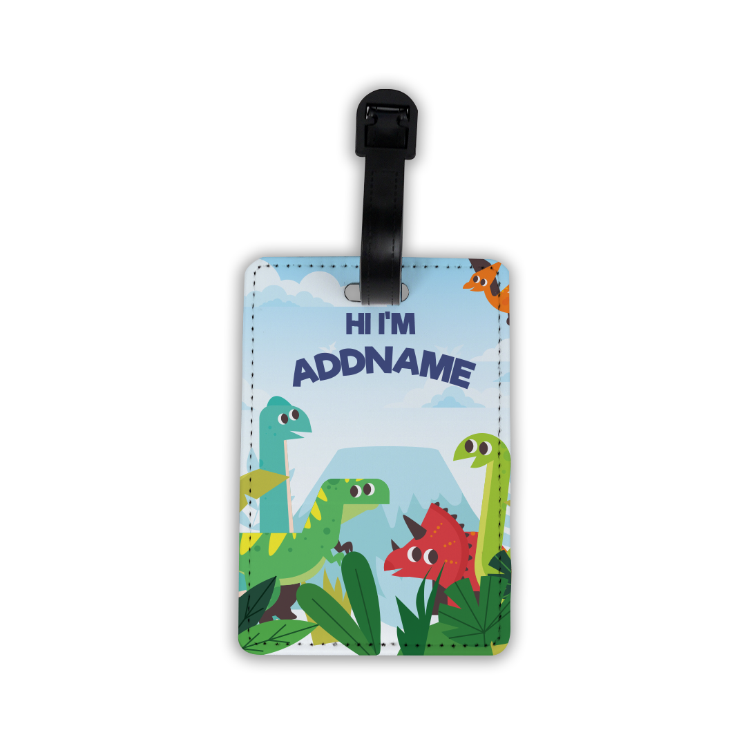 Kids Essentials - Kids Bag Tag Dino Jungle