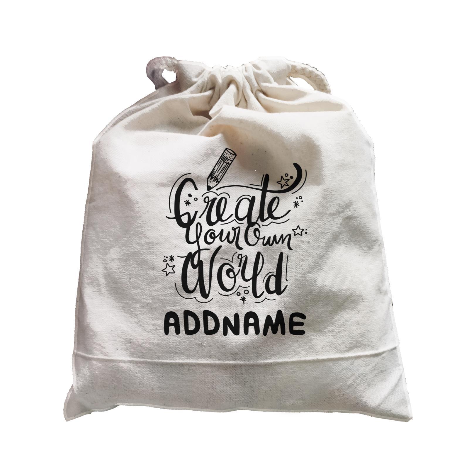 Children's Day Gift Series Create Your Own World Addname  Satchel