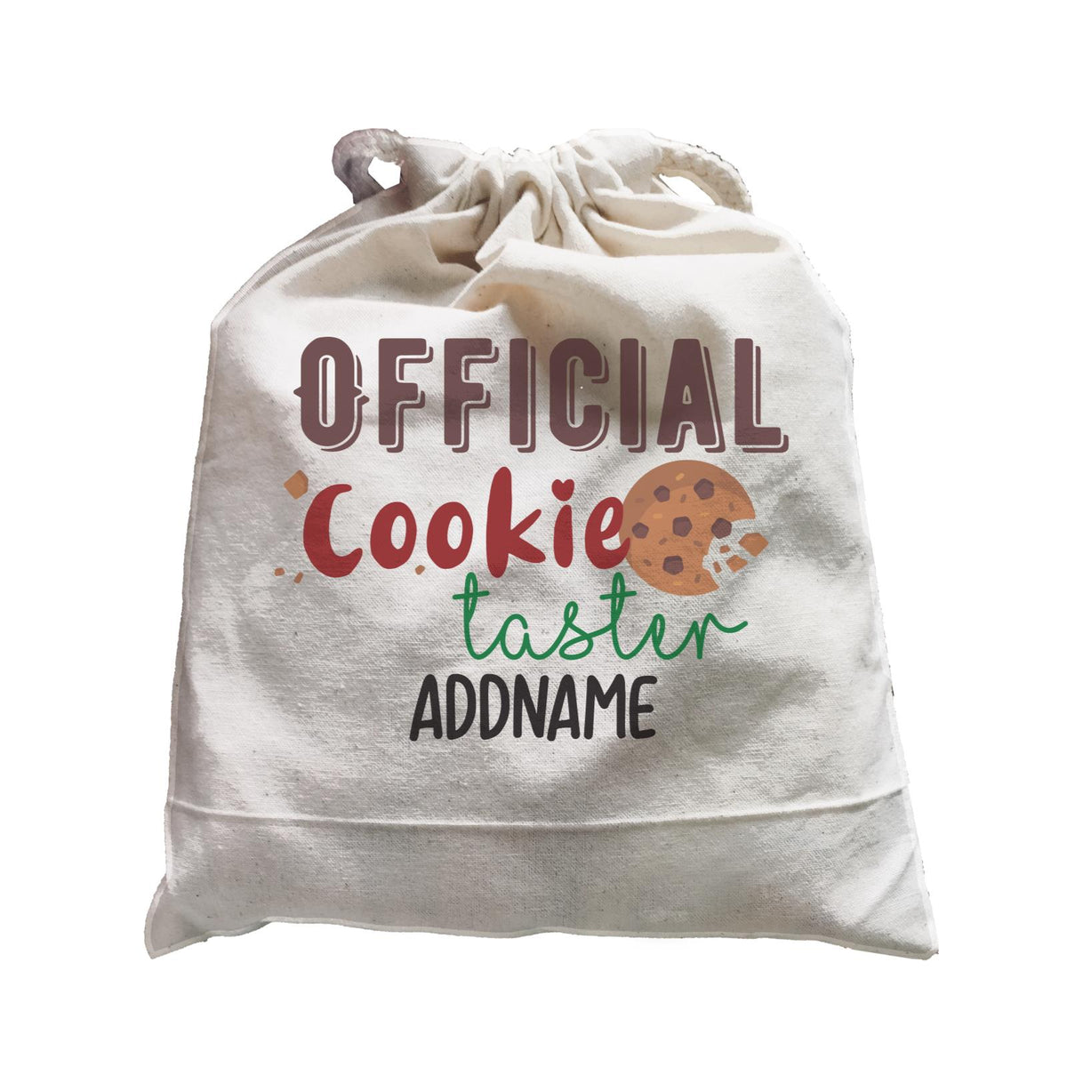 Xmas Official Cookie Taster Satchel