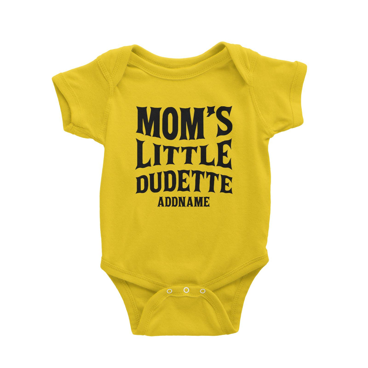 Moms Little Dudette Baby Romper