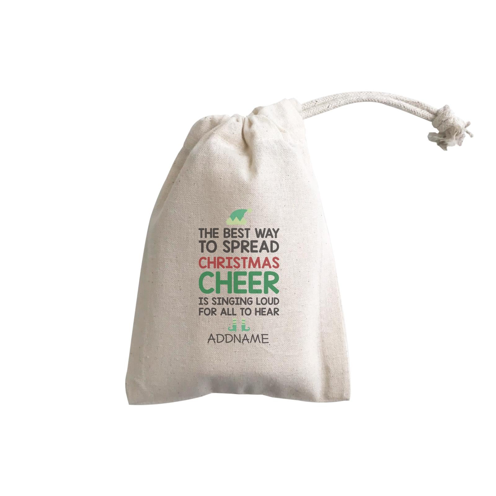 Xmas The Best Way To Spread Christmas Cheer GP Gift Pouch