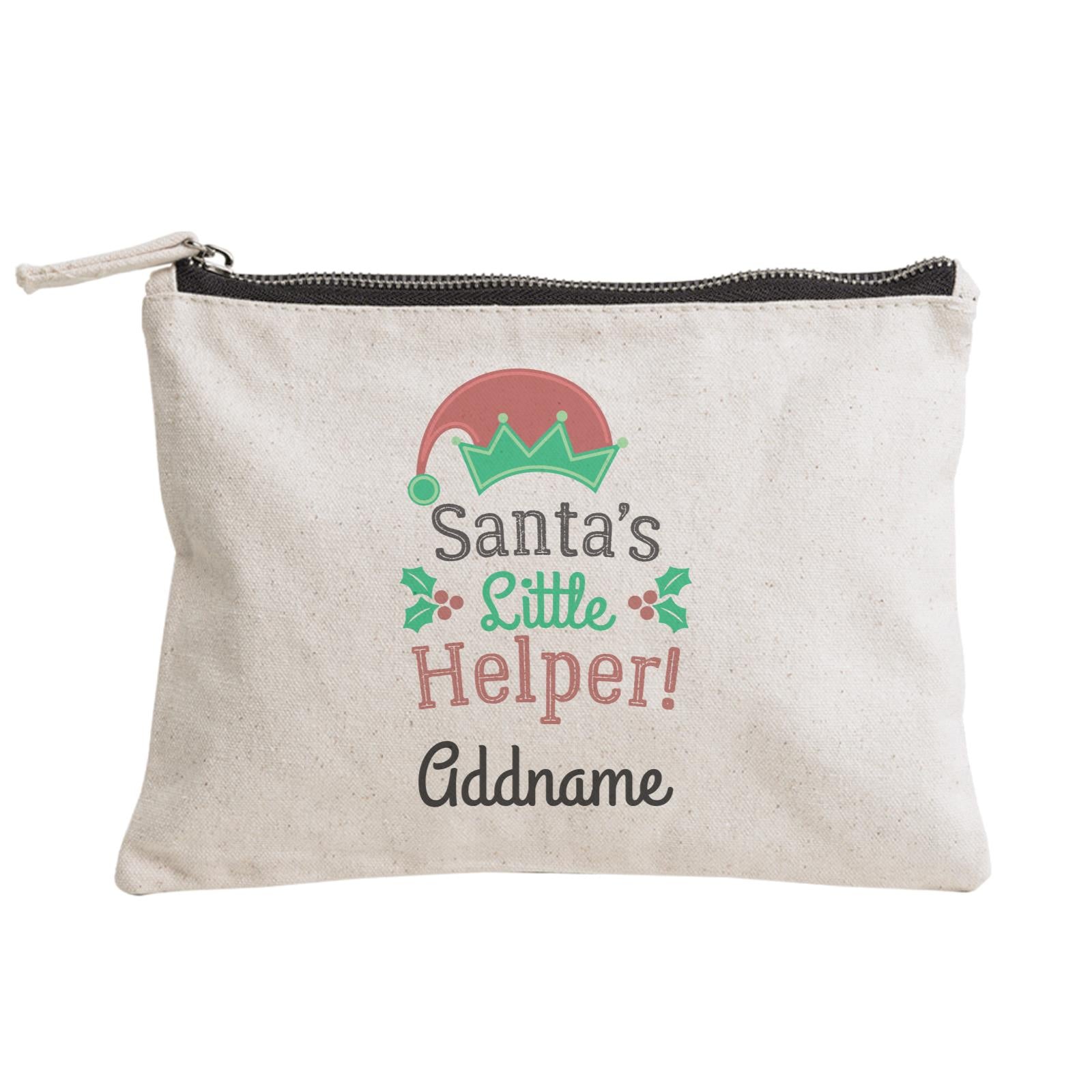 Christmas Series Santa's Little Helper Zipper Pouch