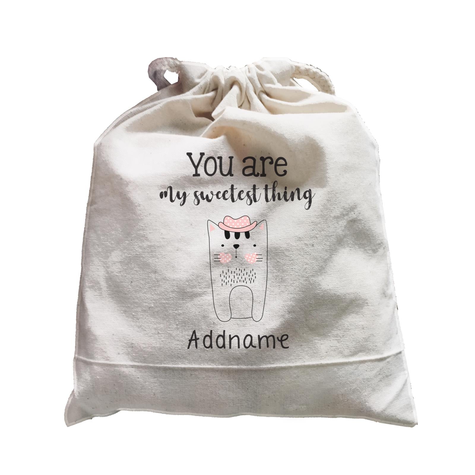 Cute Animals and Friends Series 2 Cat You Are My Sweetest Things Addname Satchel
