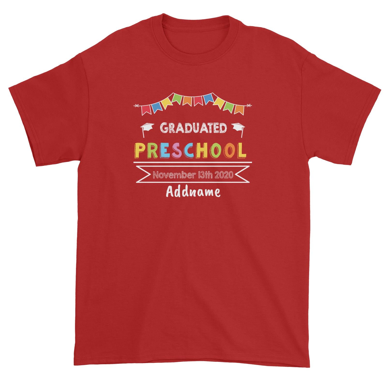 Graduation Series Colorful Graduated Pre-school Unisex T-Shirt