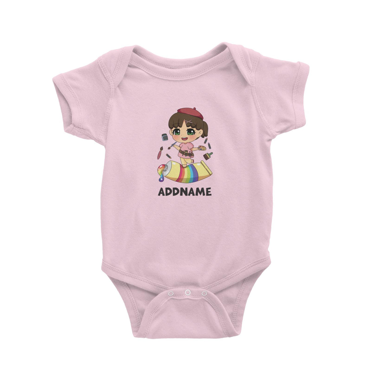 Children's Day Gift Series Artist Little Girl Addname Baby Romper