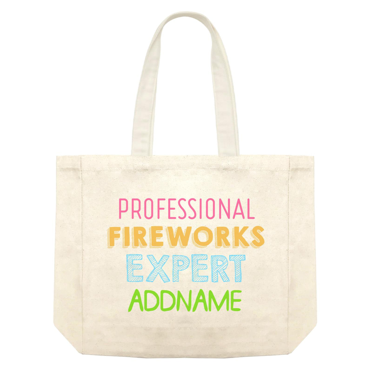 Professional Fireworks Expert Addname Shopping Bag